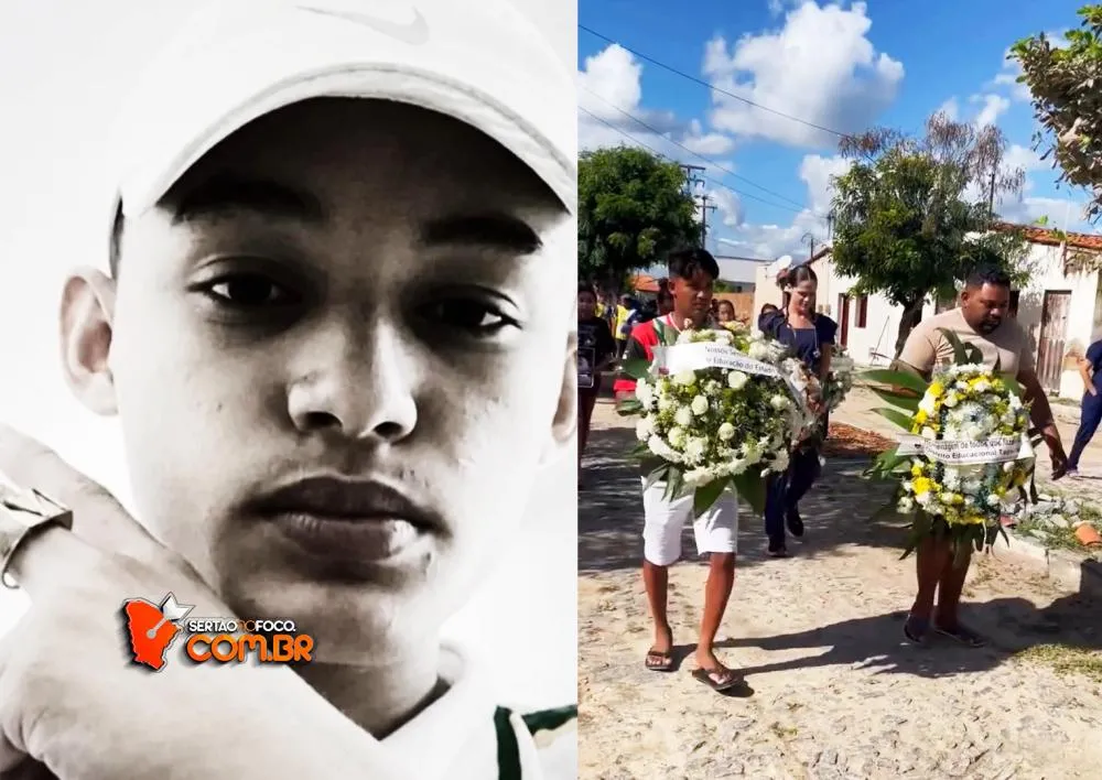 Comoção e revolta marcam despedida de adolescente morto após agressão em escola