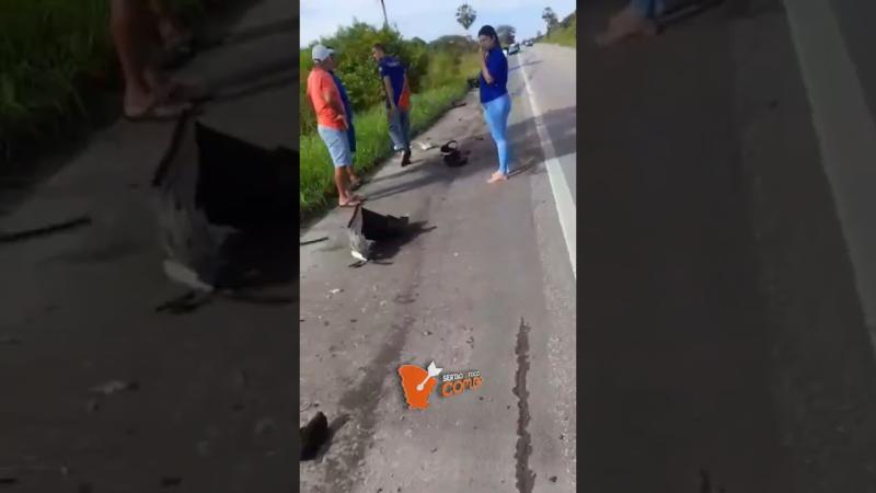 Motociclista perde a vida em grave acidente envolvendo três veículos na BR-020, em Caucaia