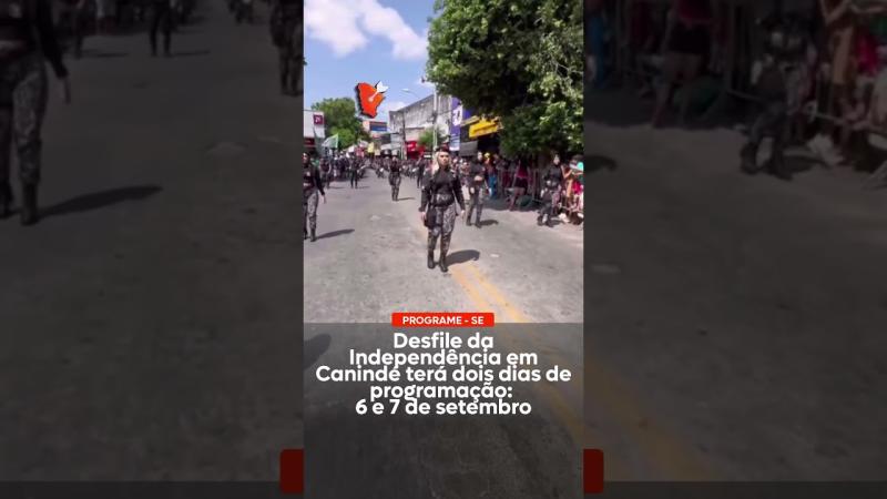 Desfile da Independência em Canindé terá dois dias de programação: 6 e 7 de setembro