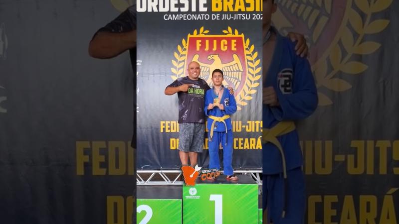 Jovem canindeense Yure Maciel conquista mais título na Copa Nordeste de Jiu-Jitsu