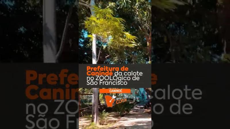 Prefeitura de Canindé da calote no ZOOLÓGICO de São Francisco